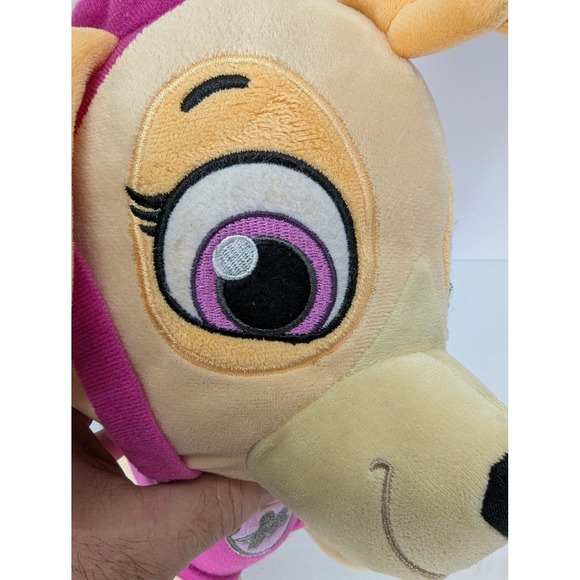 PAW Patrol Skye Plush 15" Stuffed Animal Toy – Pink Pilot Flight Gear Edition - Picture 4 of 10